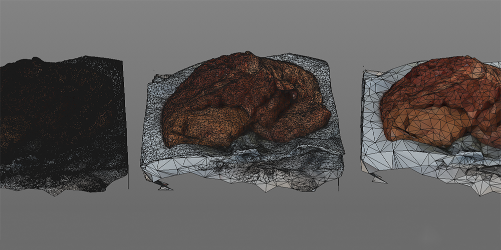 Photogrammetry model processing